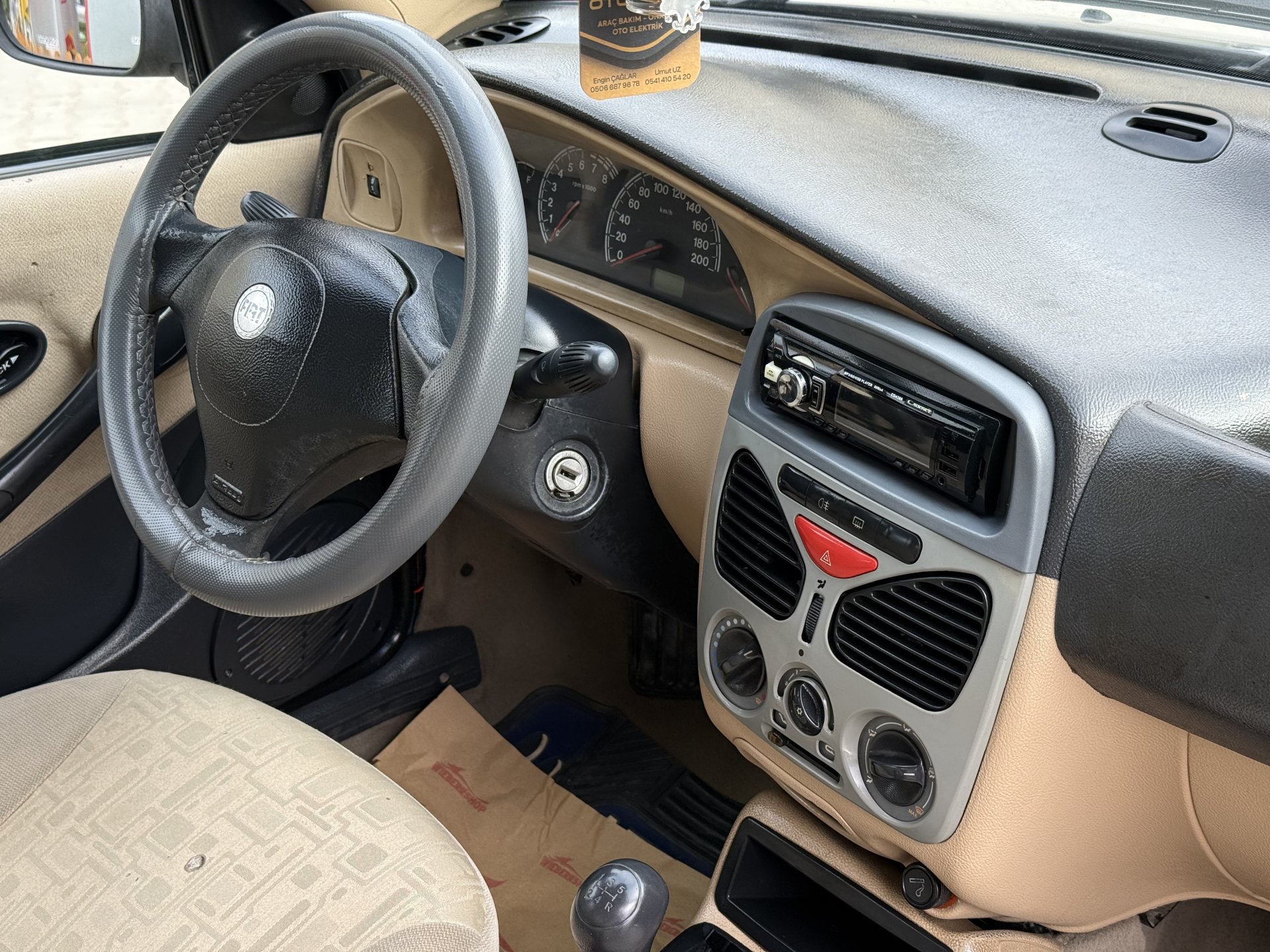 DÜŞÜK KM SAFKAN BENZİNLİ KLİMALI BONCUK ALBEA/0.99KREDİ/SENET/KART - Görsel 11